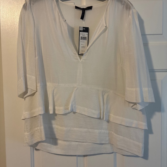 BCBG MaxAzria white blouse - Picture 1 of 7